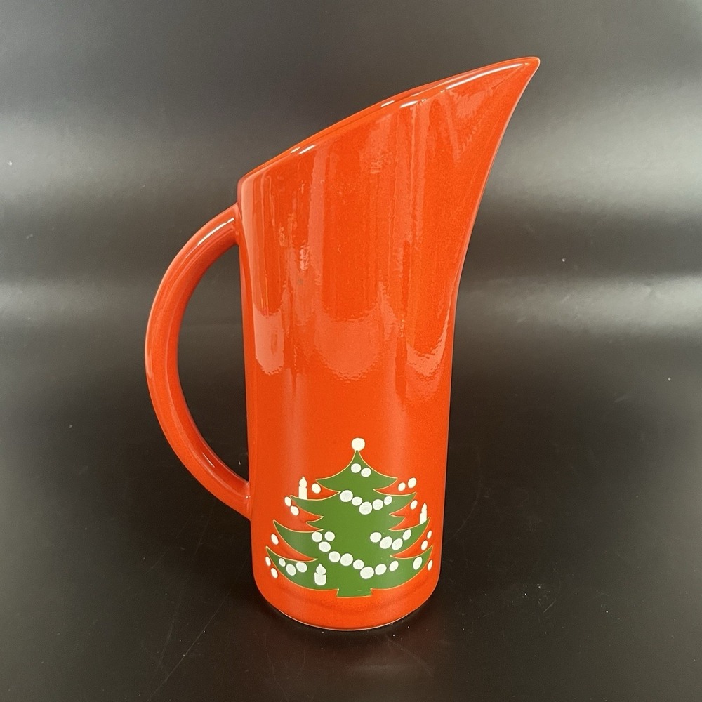 Waechtersbach Christmas Tree Water Pitcher 10" Tall Ceramic